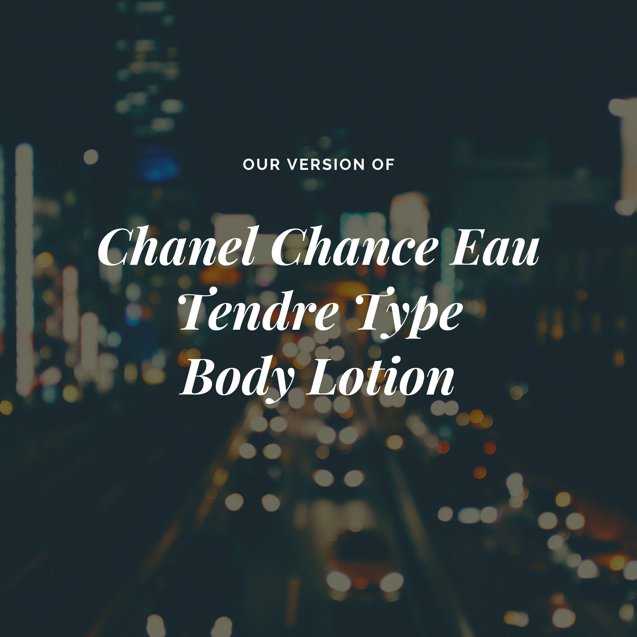 Chanel Chance Eau Tendre Type Women 1oz Body Lotion